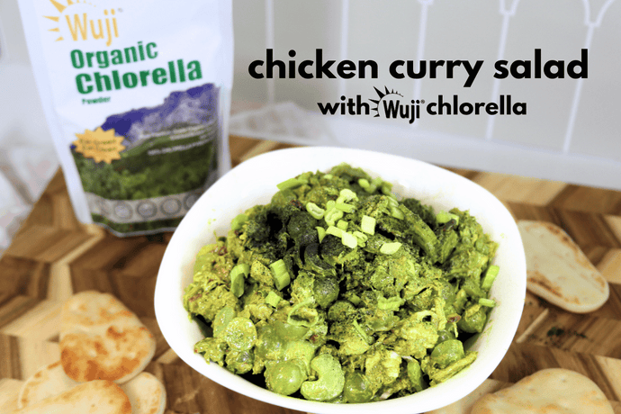 Chicken Curry Chlorella Salad
